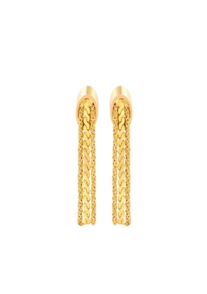 Susan Caplan Vintage 1980s tassel drop earrings - Gold