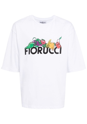 Fiorucci Fruit logo-print cotton T-shirt - White