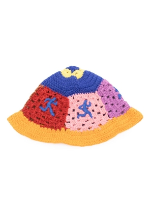 KidSuper Running Man crochet sun hat - Blue