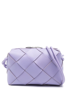 Bottega Veneta Small Cassette leather crossbody bag - Purple