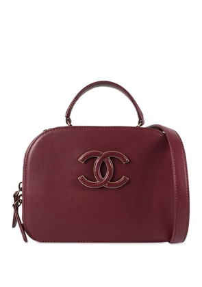 CHANEL Pre-Owned 2017-2018 Coco Curve Vanity Case satchel - Red