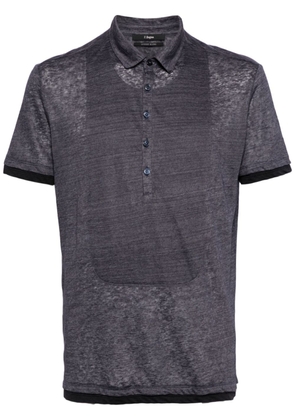 Zegna short-sleeve cotton polo shirt - Purple