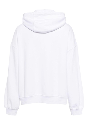 Fiorucci Perfect Fiorucci-print cotton hoodie - White