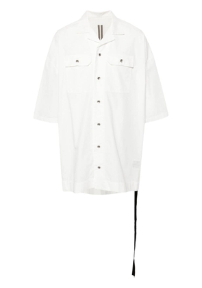 Rick Owens DRKSHDW Magnum Tommy cotton long shirt - White