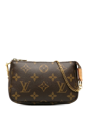 Louis Vuitton Pre-Owned 2015 Mini Pochette Accessoires clutch bag - Brown