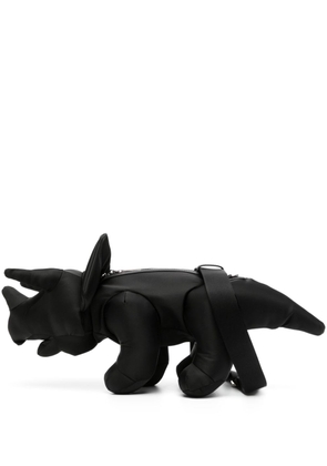 Maison Mihara Yasuhiro Triceratops shoulder bag - Black