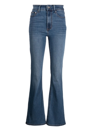 DKNY high-rise flared jeans - Blue