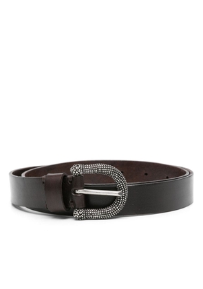 P.A.R.O.S.H. buckle leather belt - Brown