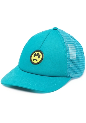 BARROW logo-patch trucker hat - Blue