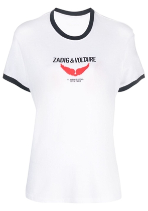 Zadig&Voltaire Zoe Wings Liberté printed T-shirt - White