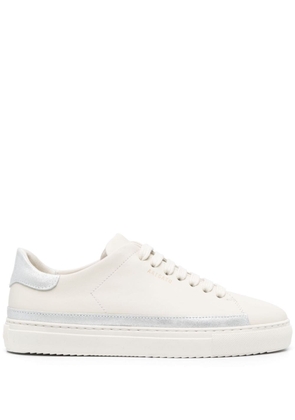 Axel Arigato Clean 90 glitter-embellished leather sneakers - Neutrals