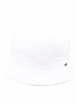 Lacoste logo-patch detail sun hat - White