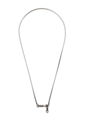 WERKSTATT:MÜNCHEN Symbol heart pendant necklace - Silver