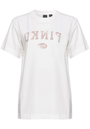 PINKO Tiramisu cotton T-shirt - White