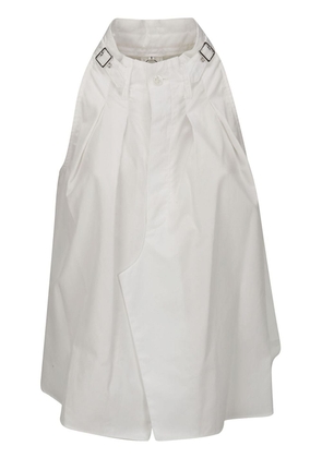 Noir Kei Ninomiya sleeveless belted blouse - White