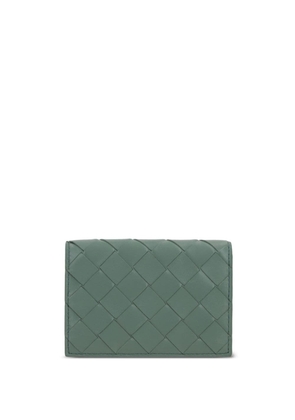 Bottega Veneta Intrecciato leather cardholder - Green
