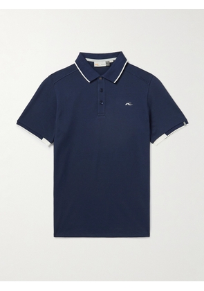Kjus Golf - Cotton-Blend Piqué Polo Shirt - Men - Blue - IT 46