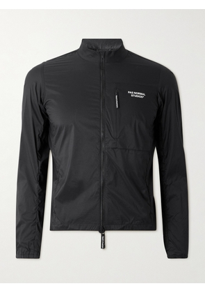 Pas Normal Studios - Stow Away Slim-Fit Logo-Print Stretch-Jersey Cycling Jacket - Men - Black - S