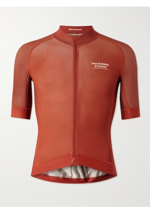 Pas Normal Studios - Mechanism Logo-Print Cycling Jersey - Men - Red - S