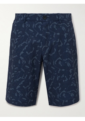 Kjus Golf - Iver Slim-Fit Printed Stretch-Twill Golf Shorts - Men - Blue - UK/US 32