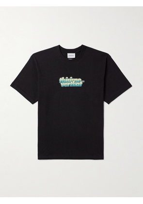 thisisneverthat - Logo-Print Cotton-Jersey T-Shirt - Men - Black - S