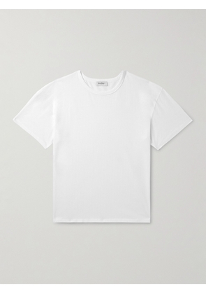 SECOND / LAYER - Baggy Cotton-Jersey T-Shirt - Men - White - S