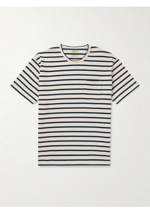 De Bonne Facture - Oversized Striped Cotton-Jersey T-Shirt - Men - Neutrals - S