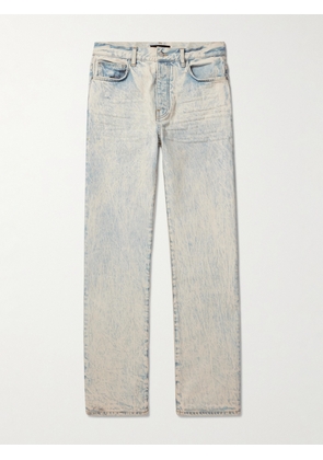AMIRI - Release Hem Straight-Leg Distressed Jeans - Men - Blue - UK/US 29