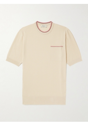 PIACENZA 1733 - Striped Cotton T-Shirt - Men - Neutrals - IT 44