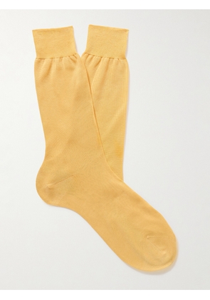 Anderson & Sheppard - Cotton Socks - Men - Yellow - S