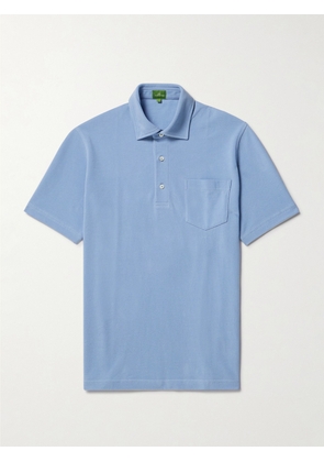 Sid Mashburn - Pima Cotton-Piqué Polo Shirt - Men - Blue - S