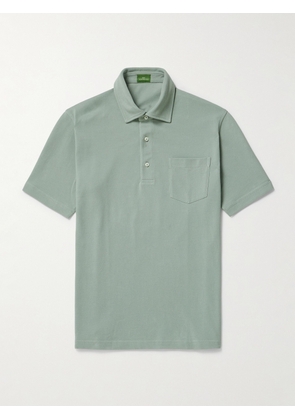 Sid Mashburn - Pima Cotton-Piqué Polo Shirt - Men - Green - S