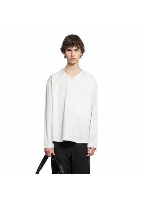 LEMAIRE MAN WHITE T-SHIRTS