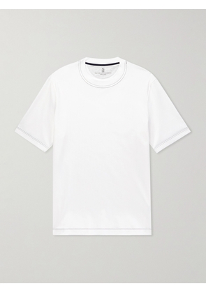 Brunello Cucinelli - Cotton-Jersey T-Shirt - Men - White - XS