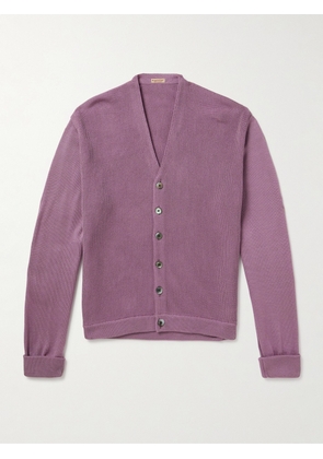 KAPITAL - Intarsia-Knit Cardigan - Men - Purple - 3