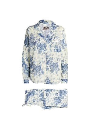 Desmond & Dempsey Cotton Floral Pyjama Set