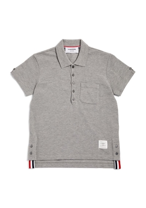 Thom Browne Kids Classic Piqué Polo Shirt (2-12 Years)