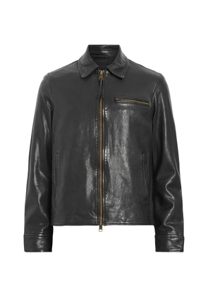 Allsaints Leather Miller Jacket