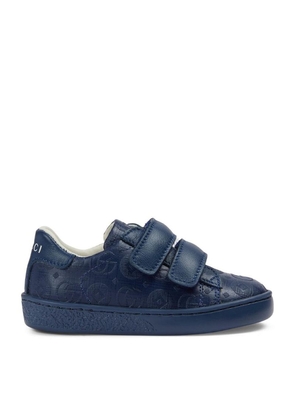 Gucci Kids Leather Ace Sneakers