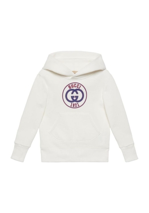 Gucci Kids Cotton Logo Print Sweatshirt (4-12 Years)