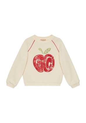 Gucci Kids Sequinned-Apple Sweatshirt (4-12 Years)