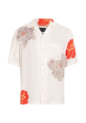 Allsaints Roze Floral Print Shirt