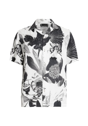 Allsaints Frequency Abstract Print Shirt