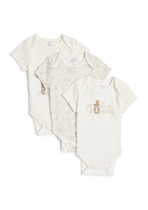 Harrods Peter Rabbit Embroidered Playsuits (Set Of 3)