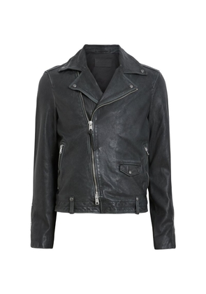 Allsaints Leather Rosser Biker Jacket