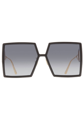 Dior Gradient Grey Square Ladies Sunglasses 30MONTAIGNE SU 01B 58