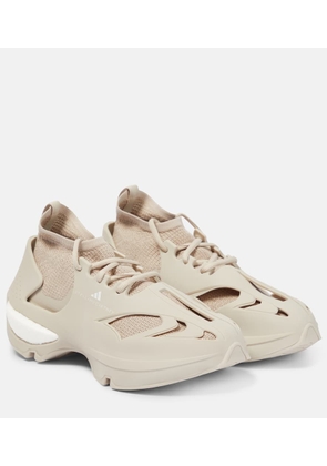 Adidas by Stella McCartney Solarglide rubber and mesh sneakers