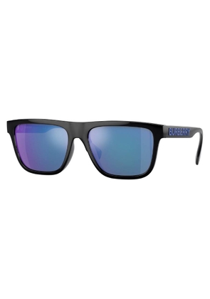 Burberry Light Green Mirrored Blue Square Mens Sunglasses BE4402U 300155 56