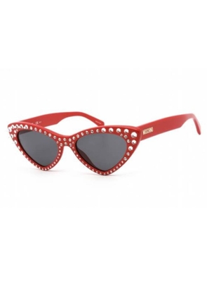 Moschino Grey Cat Eye Ladies Sunglasses MOS006/S/STR 0C9A/IR 52