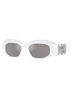 Versace Light Grey Mirror Silver Irregular Mens Sunglasses VE4425U 314/6G 54